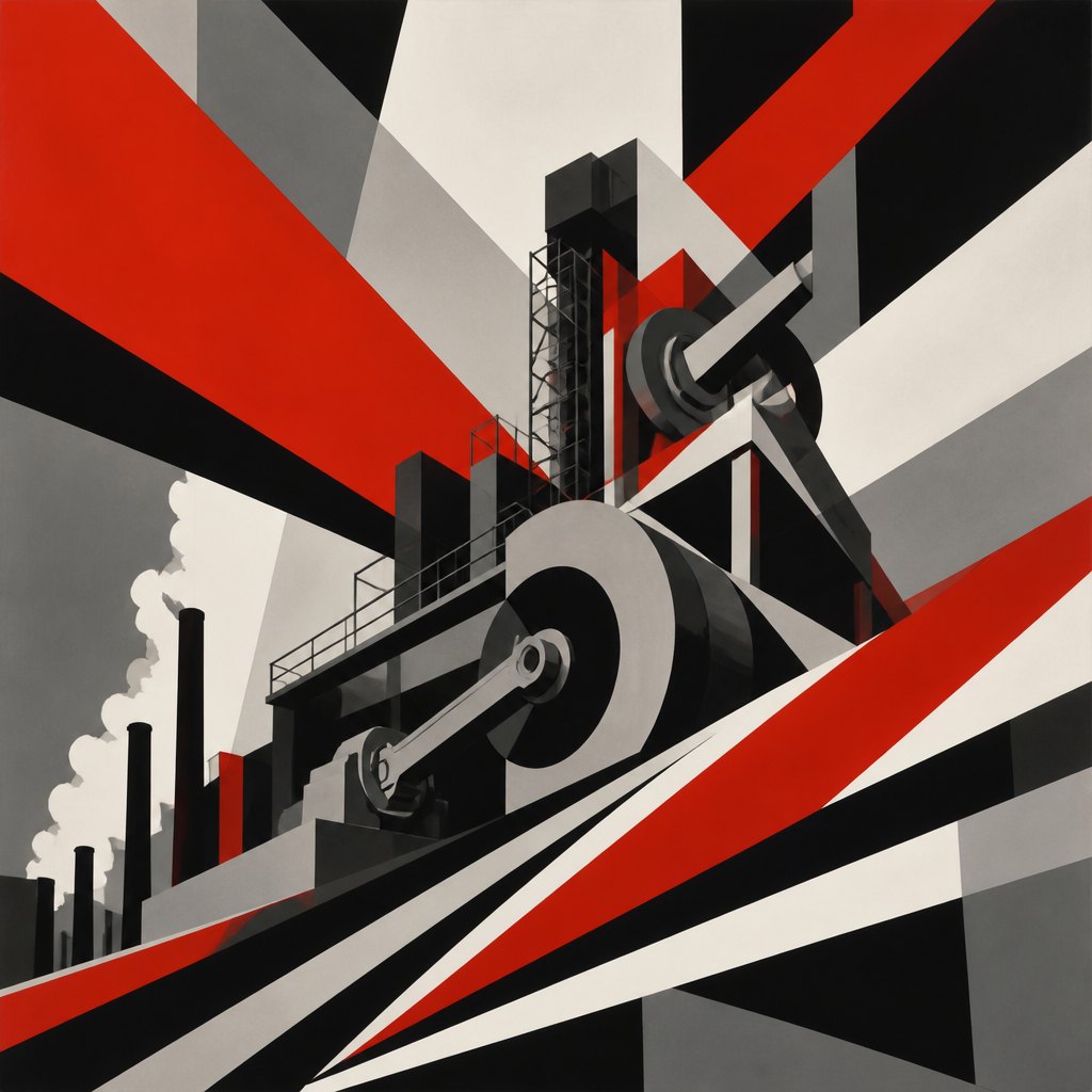 AI-generated image inspired by Constructivism