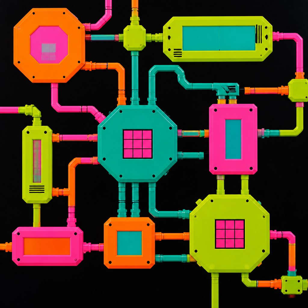 AI-generated image inspired by Neo-Geo