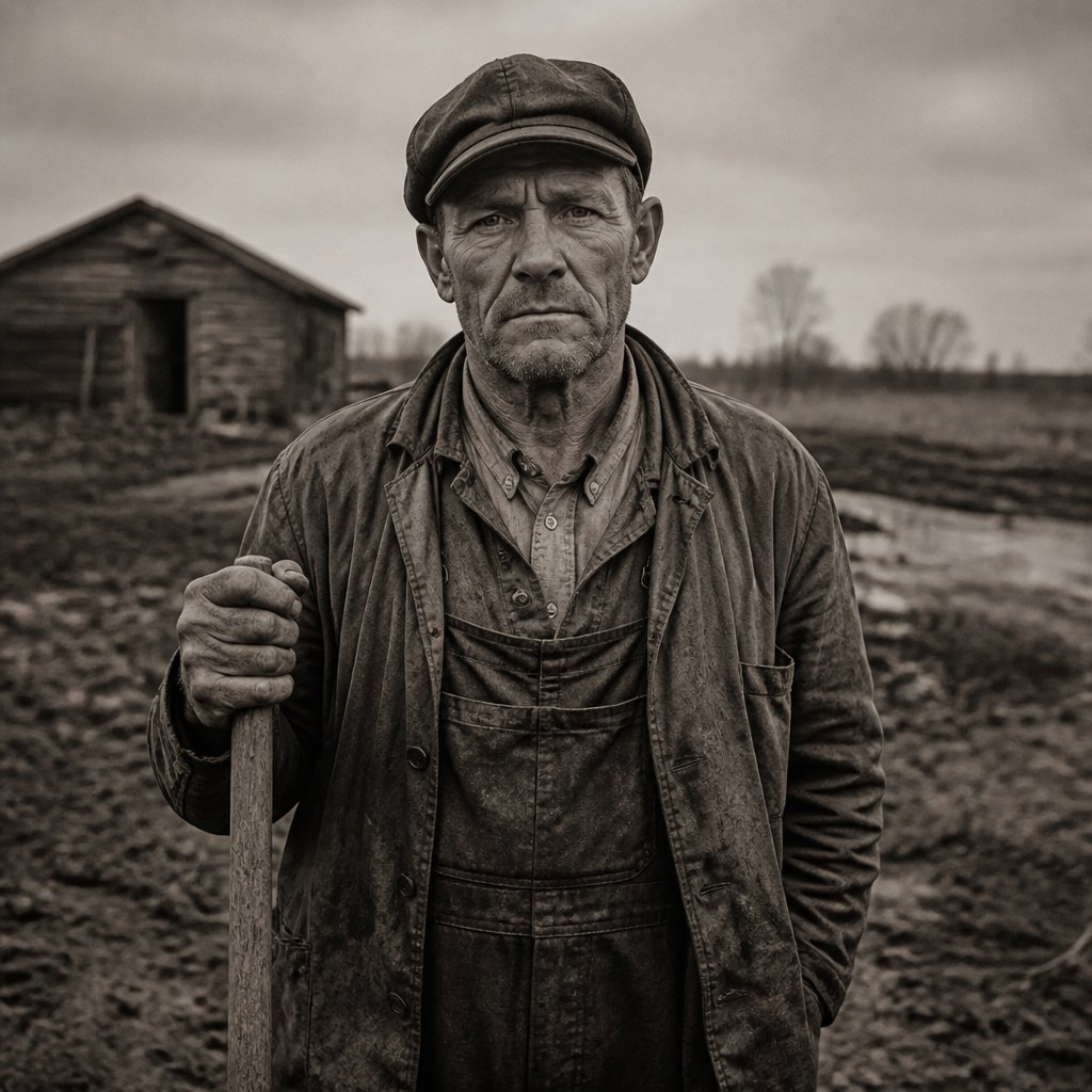 AI-generated image inspired by Social Realism