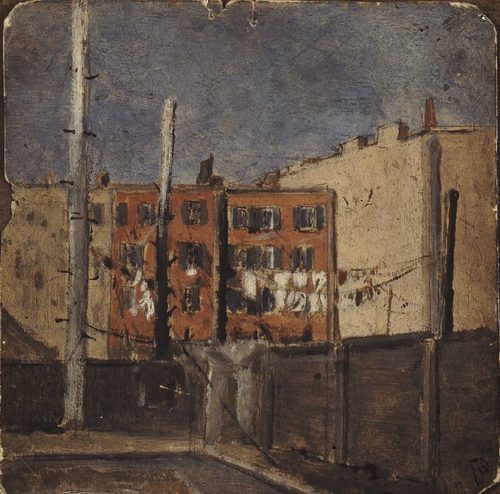 1887 backyard image — Ashcan School