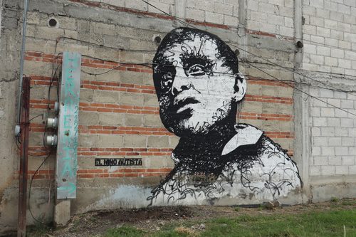 "El niño autista" — Graffiti Art
