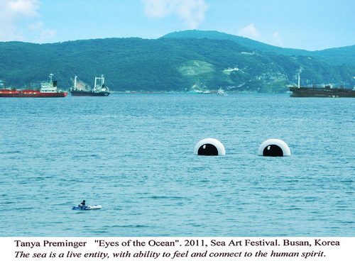 "Eyes of Ocean" -Tanya Preminger -installation — Land Art
