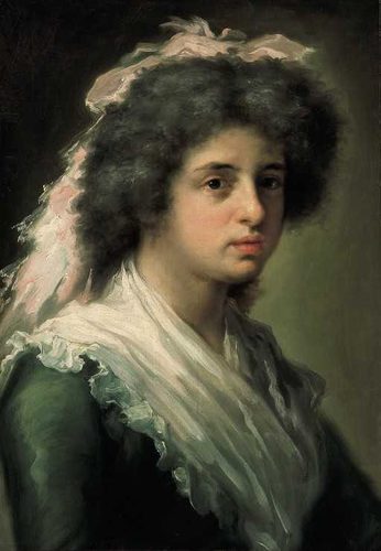 Spanish:  Retrato de Feliciana Bayeu, hija del pintor — Neoclassicism